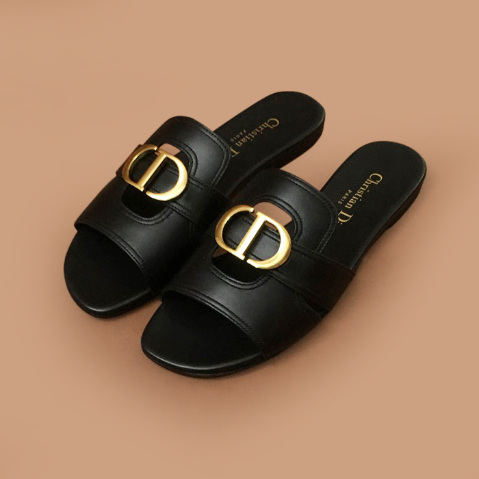  ディオール30 モンテニュー ミュールDIOS0336,ブラック