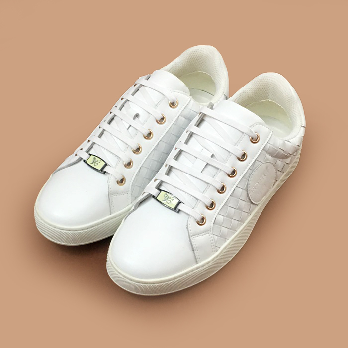  ボッテガヴェネタ メンズレザースニーカー Size ホワイト Bot0154x