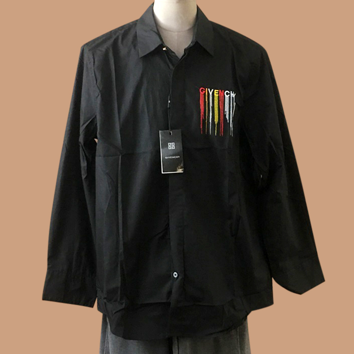  ジバンシィ メンズ モダン ブラック シャツ -  - giv0646x