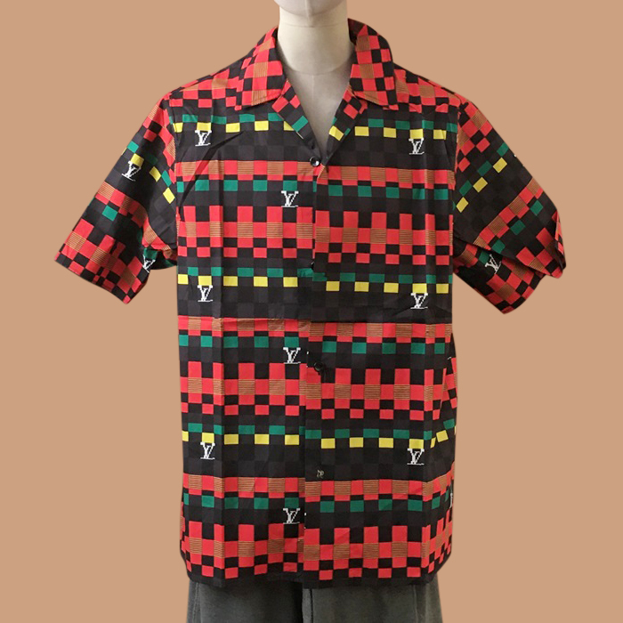  ルイヴィトン メンズ カジュアル レッド 半袖Tシャツ - Red  - lou04020x