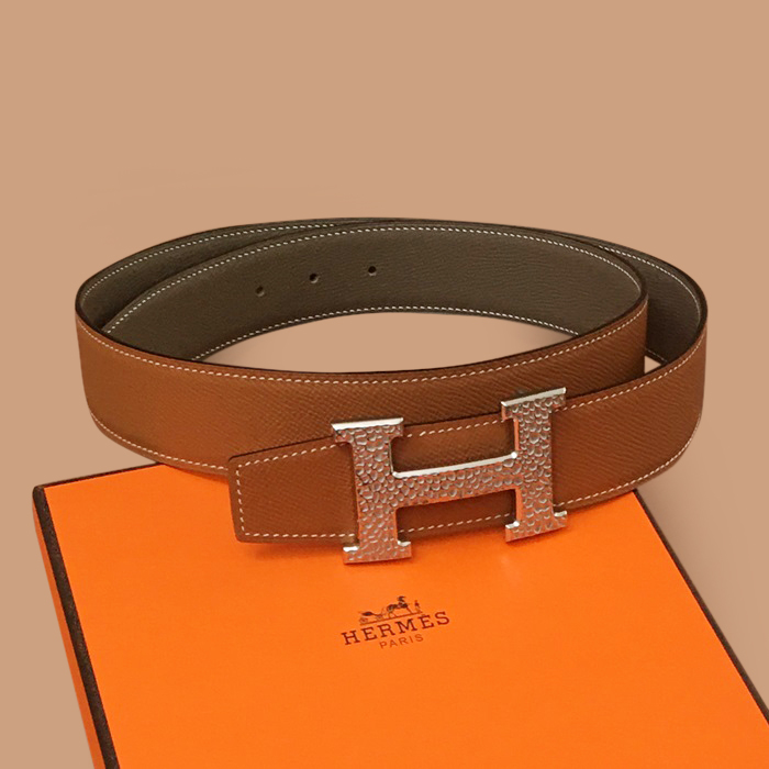 エルメスメンズレザーベルトHERBT0097,オレンジ