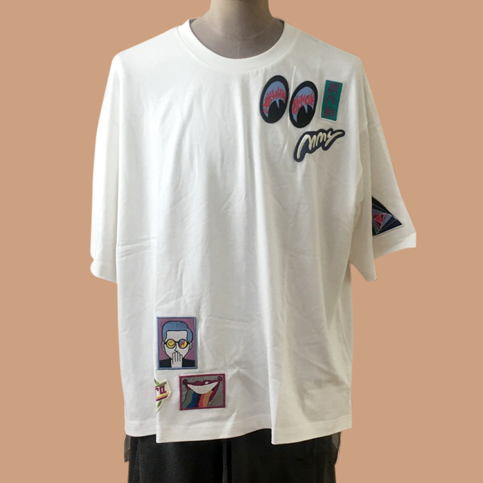  メゾン マルジェラ メンズ クルーネック ホワイト 半袖Tシャツ - White  - mai0074x