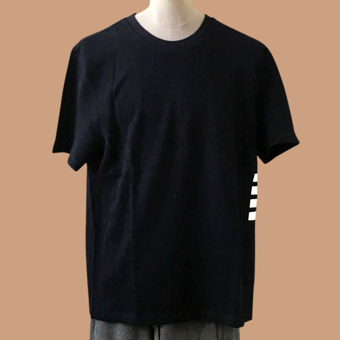  トムブラウンメンズ カジュアル 半袖Tシャツ Thom01205x.Sizeネイビー