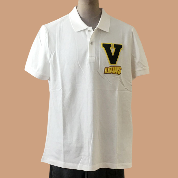  ルイヴィトン メンズ ポロ ホワイト 半袖Tシャツ - White  - lou04097x