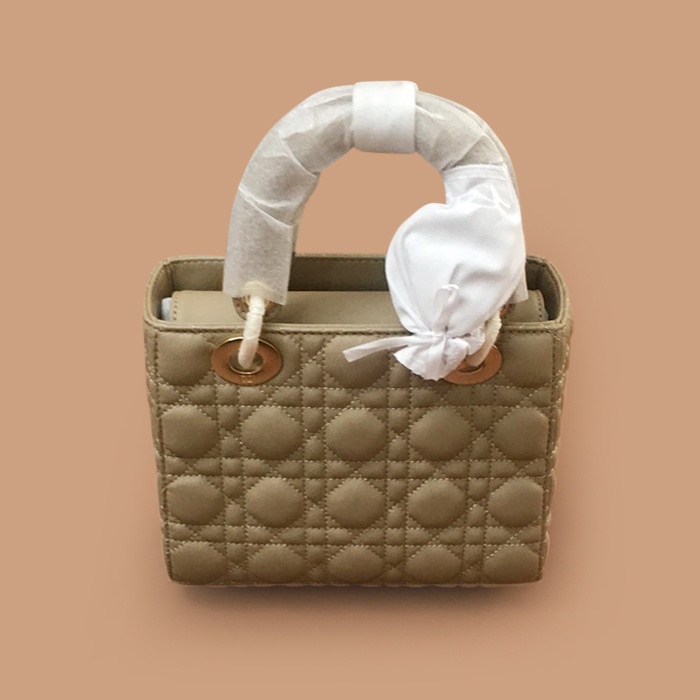  ディオール レディース クラシック レディバッグ Size(20cm) ベージュ Dio01647x