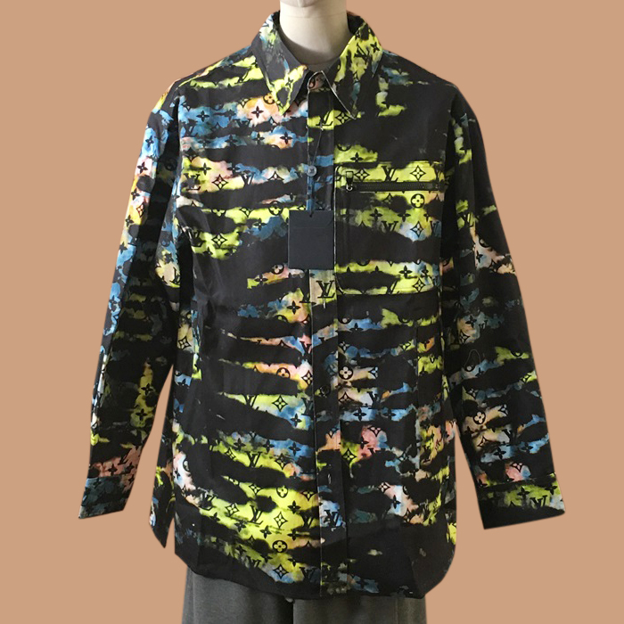  ルイヴィトンメンズ トレンディ シャツ Lou03793x ブラック