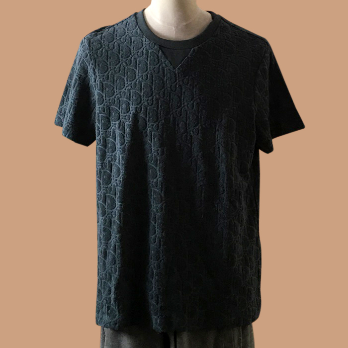  ディオール メンズ クルーネック グリーン 半袖Tシャツ - Green  - dio01685x