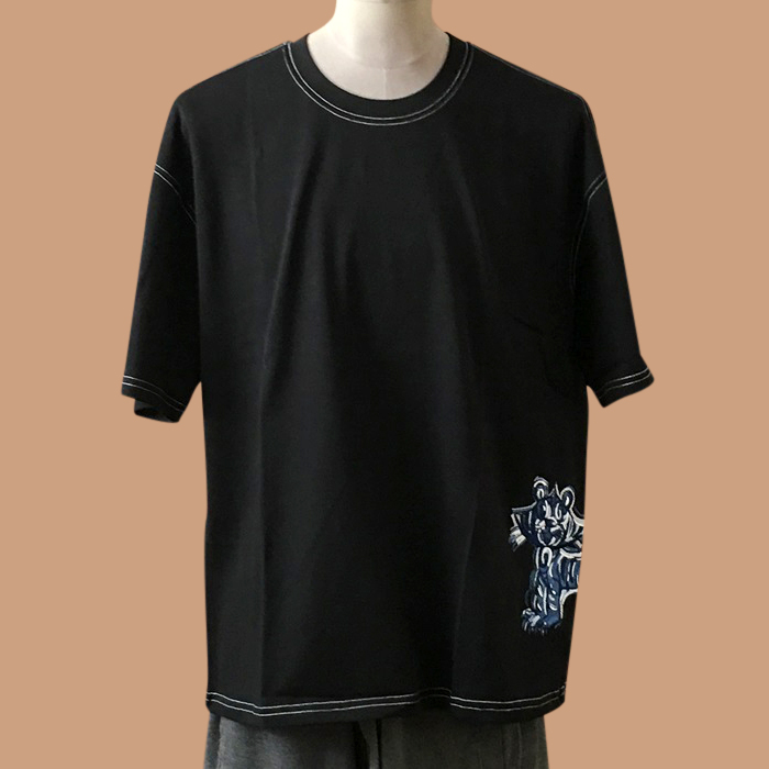  ディオール メンズ クルーネック ブラック 半袖Tシャツ -  - dio01737x