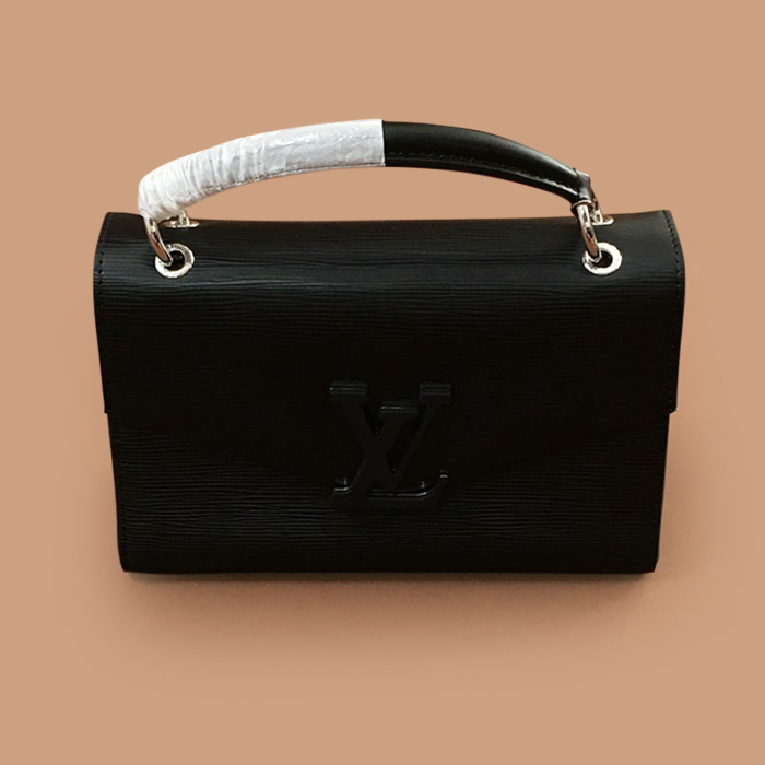  ルイヴィトンポシェット グルネル レディース トート ショルダーバッグ,M55977,LOUB2020,23.5cm,ブラック