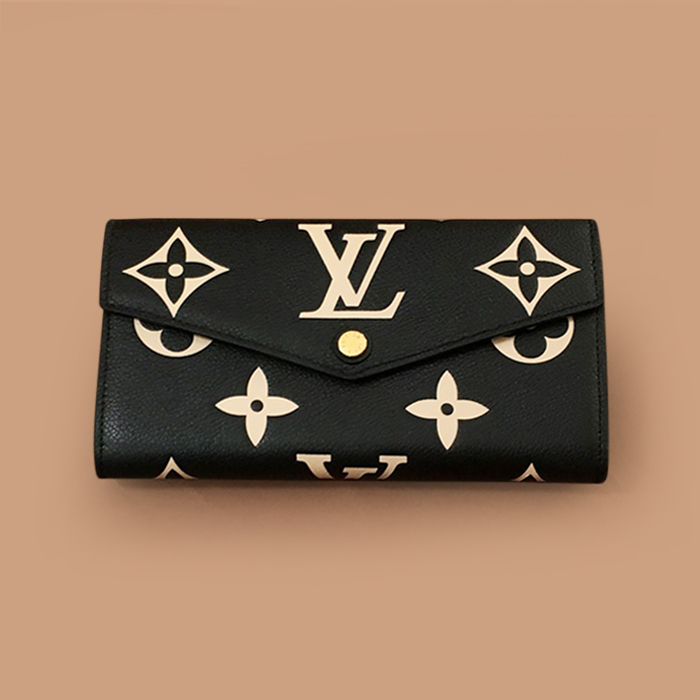  LOUWT0510 - ルイヴィトンレディースレザー長財布,19.5cm,ブラック