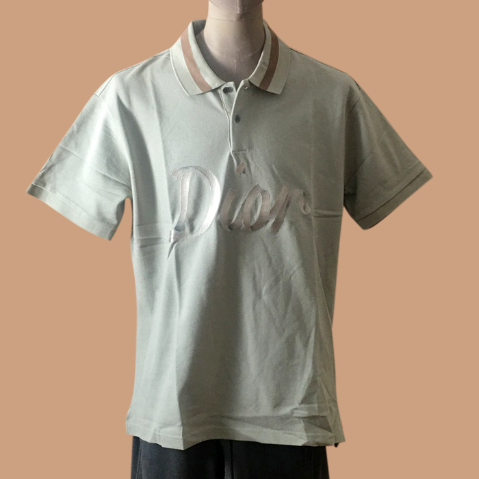  ディオール メンズ ミント ポロ 半袖Tシャツ - Mint  - dio01794x