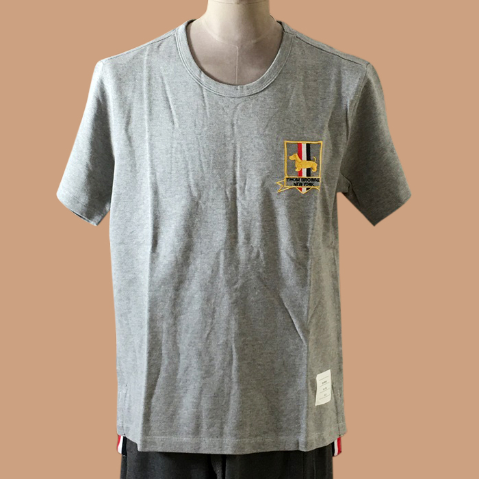  トムブラウンメンズ カジュアル 半袖Tシャツ Thom01339x Size グレー