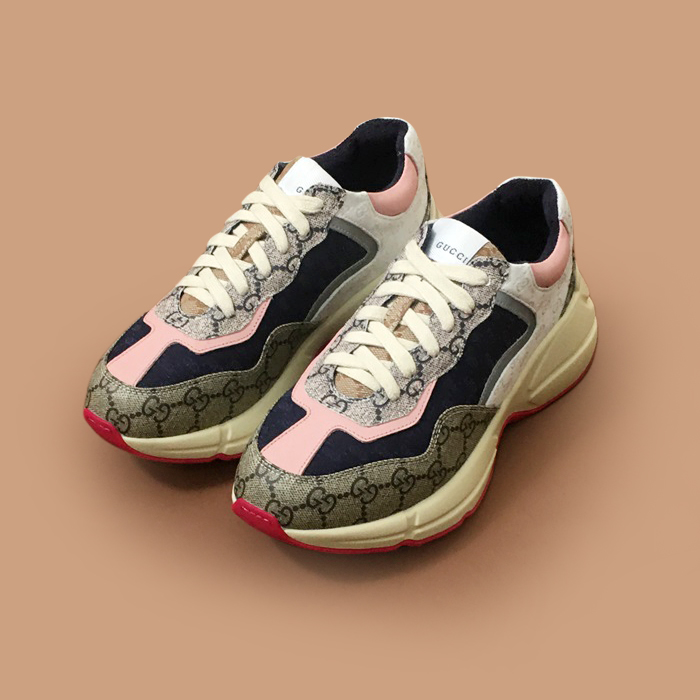   グッチメンズ スニーカー GUCS1154,ブラウン