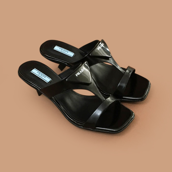  PRAS0765 - プラダレディース サンダルブラック