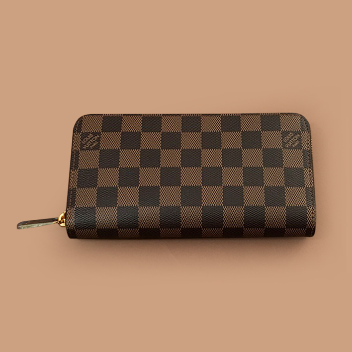  ルイヴィトン レディース ダミエジッピーウォレット LOU0365 19.5CM