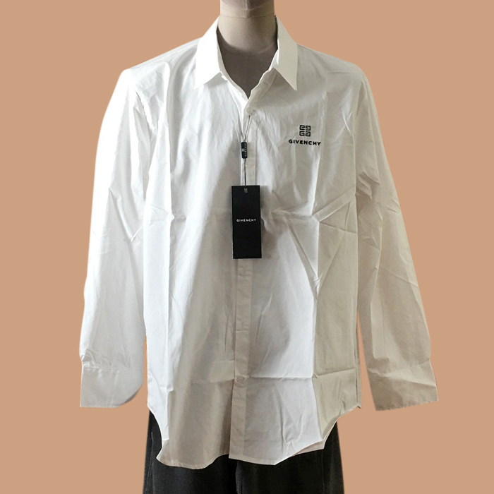 ジバンシィ メンズ モダン ホワイト シャツ - White  - giv0707x