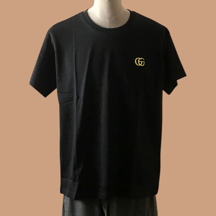  グッチ ユニセックス クルーネック ブラック 半袖Tシャツ - - guc04814x
