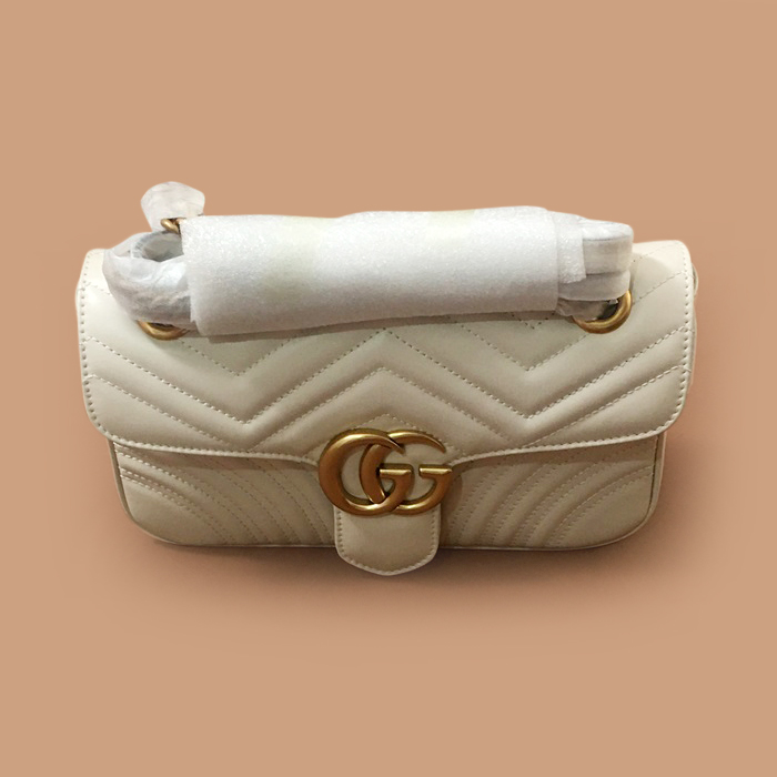  グッチ GG マモント マトラッセ レディース ショルダーバッグ 443497, GUB0097,26CM,31CM