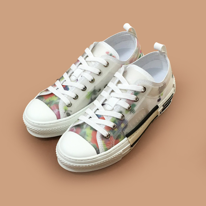  ディオールユニセックス PVC スニーカー DIOS0076,ホワイト