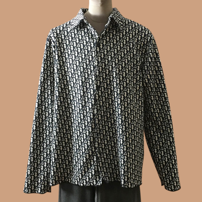  ディオールメンズ LOGO クラシック シャツ Dio01541x Size(s - 2xl) ブラック