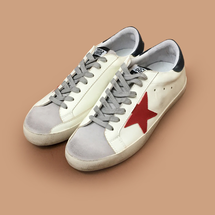  ゴールデングース スーパースター スネーク ネイビータップスニーカー Gol0037x.Size .ネイビー