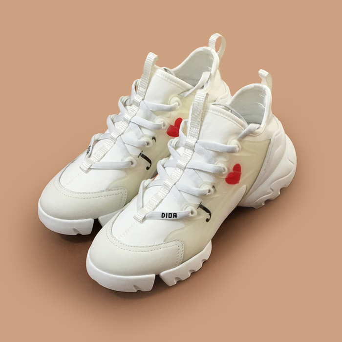  ディオールレディース ランニングシューズ DIOS0083,ホワイト