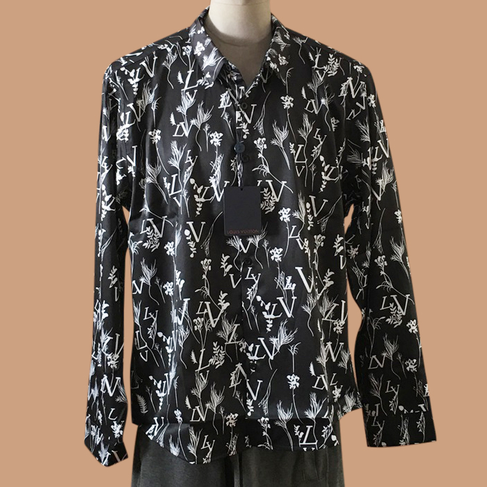  ルイヴィトンメンズ トレンディ シャツ Lou03405x Size(xl - 2xl) ネイビー