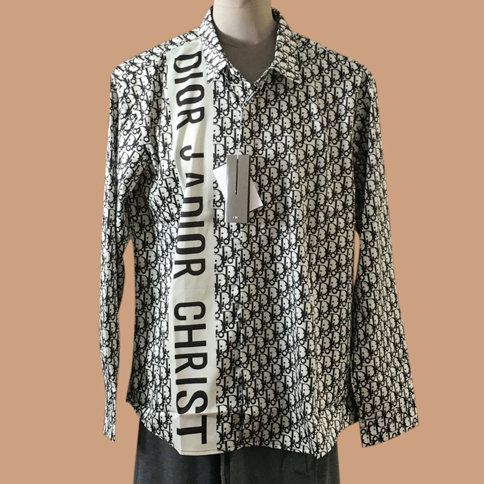  ディオールメンズ LOGO クラシック シャツ Dio01431x Size(s - 2xl) ブラック