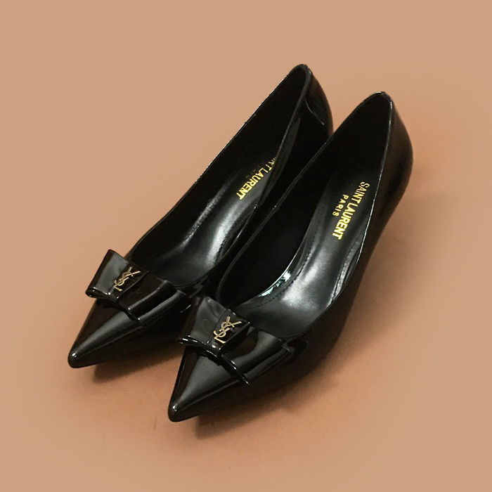 サンローラン レディース クラシック   ハイヒール ブラック