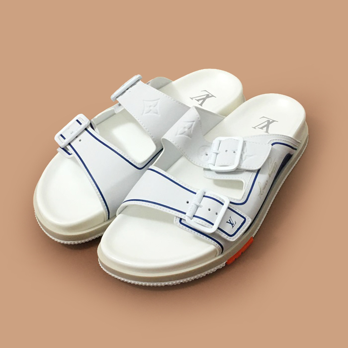 ルイヴィトン メンズ クラシック  スリッパ  ホワイト