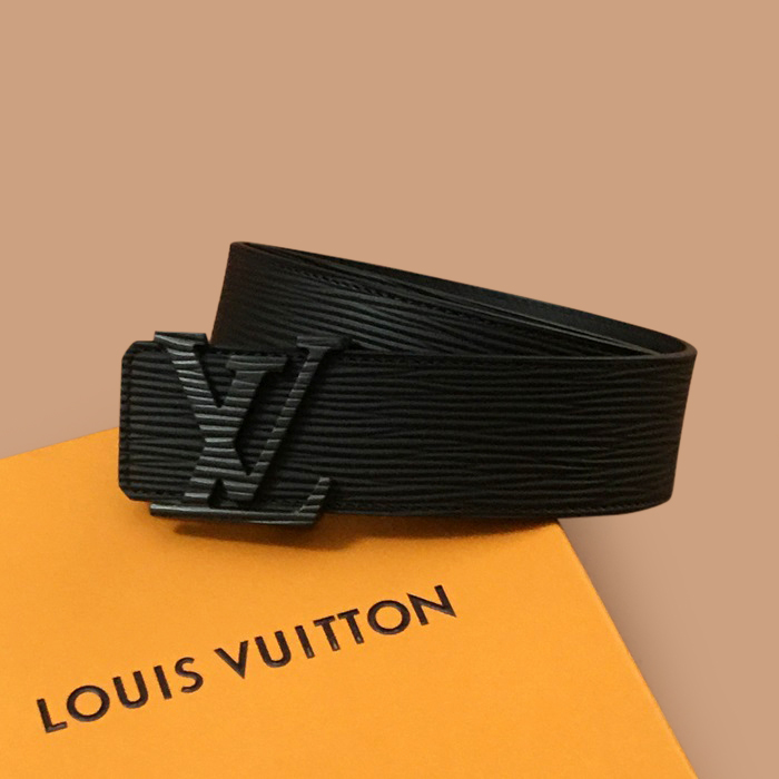 ルイヴィトン メンズ レザー コンスタンス ベルト (ブラック)