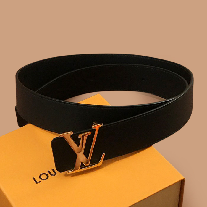 ルイヴィトン メンズ レザー コンスタンス ベルト (ブラック)