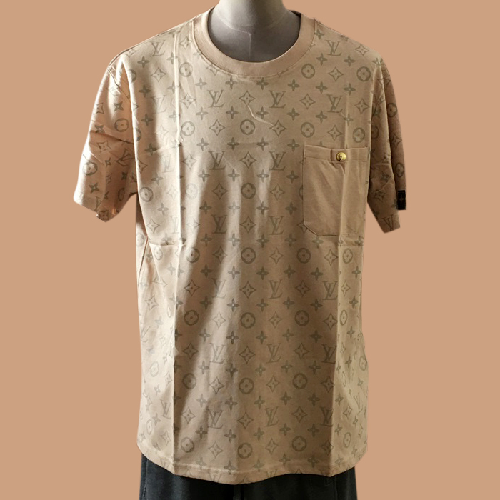 トムブラウン ユニセックス クルーネック ブルー 半袖Tシャツ -