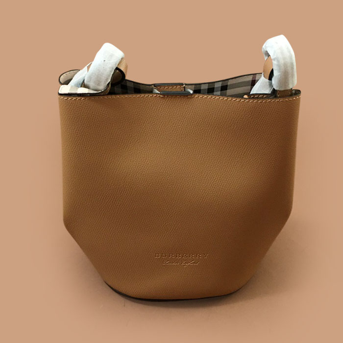 バーバリーバーティカル カバス キャンバス トート ショッパーバッグ ,20CM,ブラウン