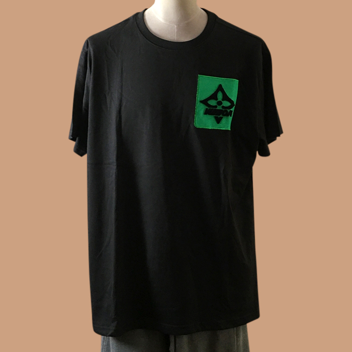 ルイヴィトン ユニセックス クルーネック ブラック 半袖Tシャツ -White 