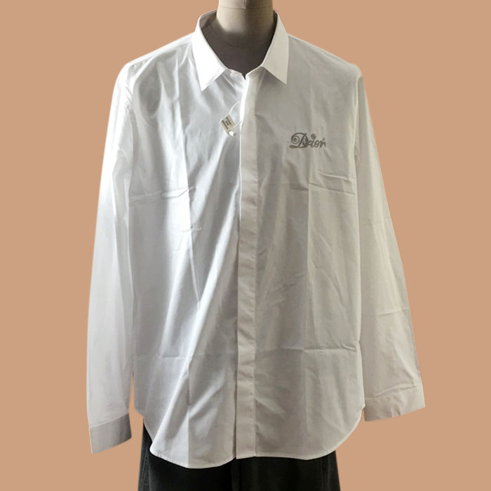 ディオール メンズ LOGO ホワイト シャツ