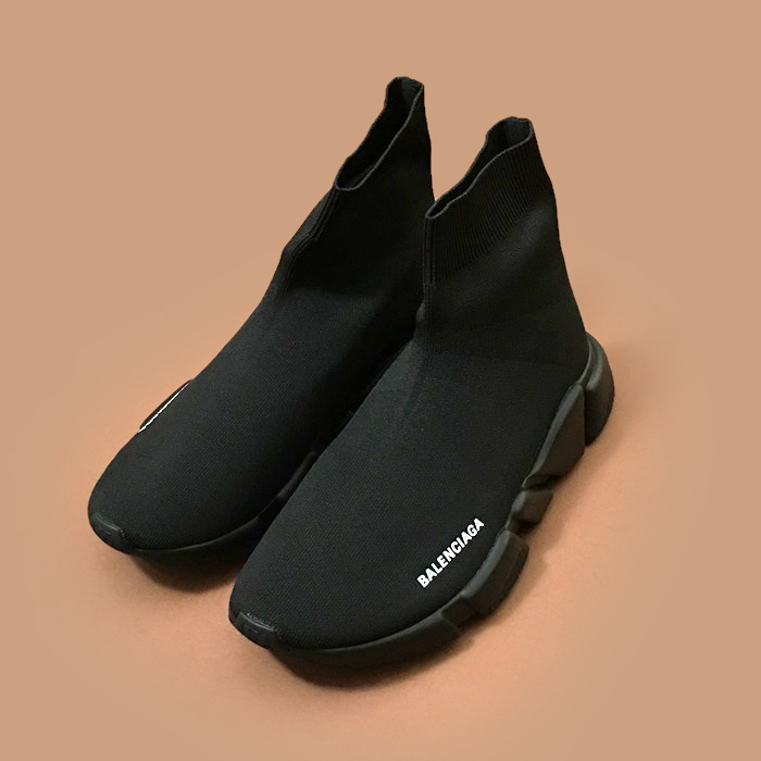 バレンシアガメンズ キャンバス スニーカーブラック