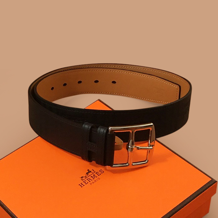 エルメス メンズ レザー コンスタンス ベルト (ブラック)