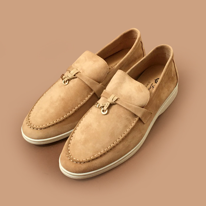 ルルレモンメンズ レザーローファー,ベリー