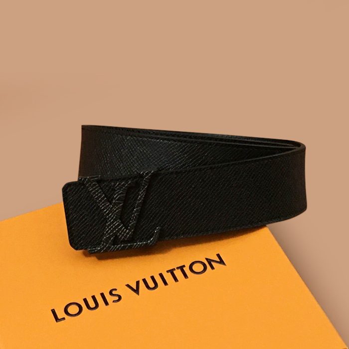 ルイヴィトン メンズ レザー コンスタンス ベルト (ブラック)