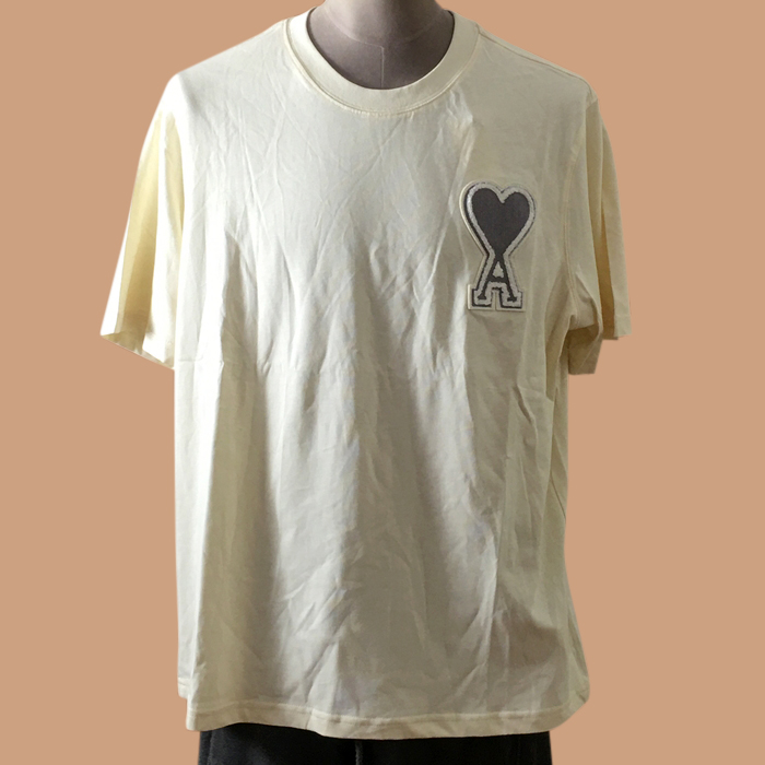 アーミーユニセックス クルーネック ホワイト 半袖Tシャツ - 