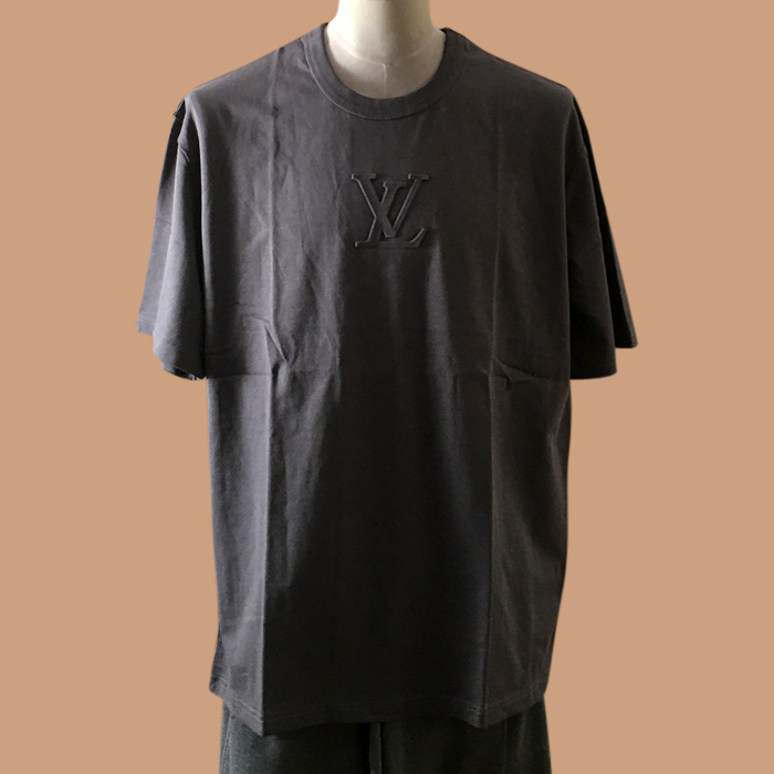 ルイヴィトン ユニセックス クルーネック グレー 半袖Tシャツ - 