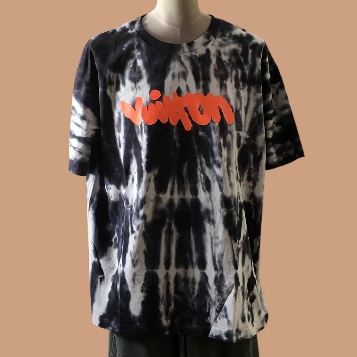 ルイヴィトン ユニセックス クルーネック ブラック 半袖Tシャツ - 