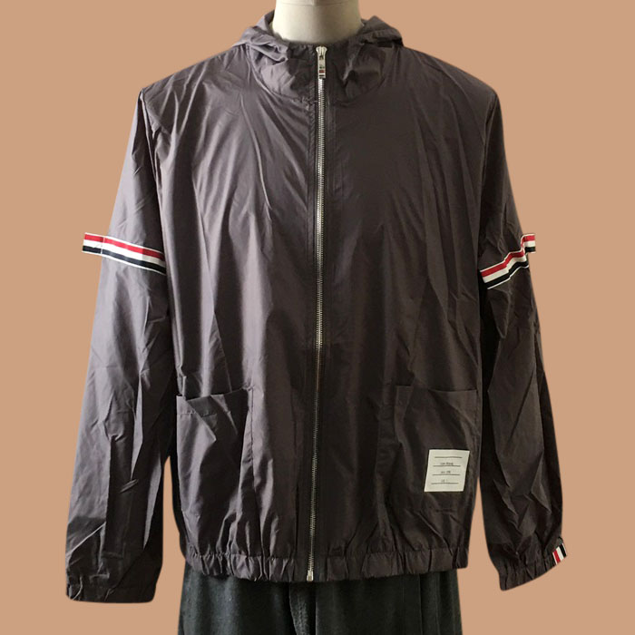 トムブラウン メンズ グレー フードジャケット -  s