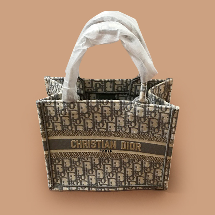 ディオール2020 レディース キャンバス トートバッグ,36cm,グレー