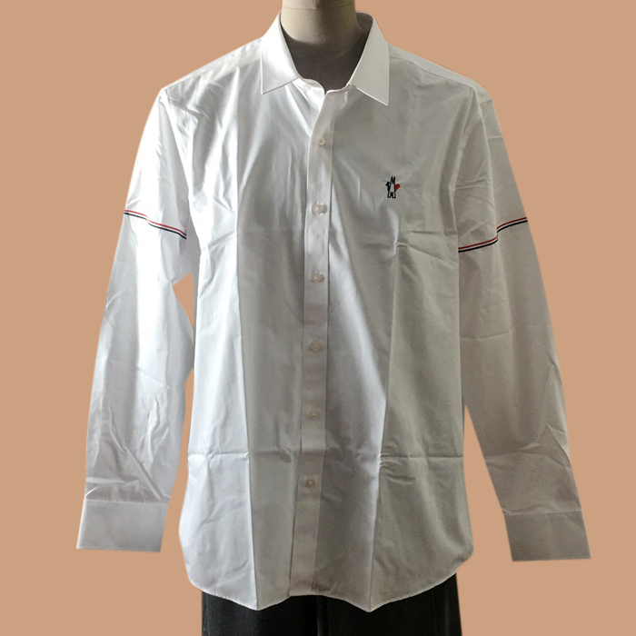 モンクレールメンズ LOGO  シャツ ホワイト