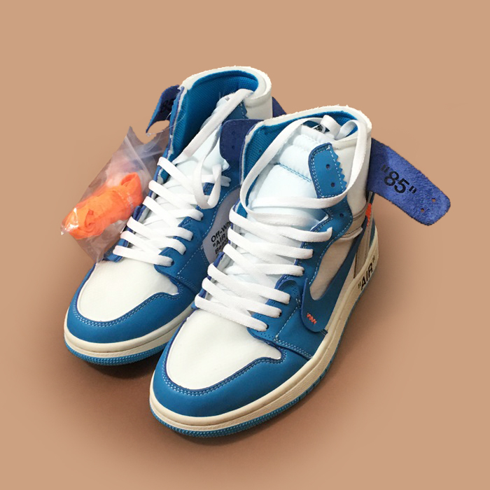 Air Jordan 1 x Nike  - ジョーダン X ナイキ メンズ ランニングシューズ ブルー+ホワイト