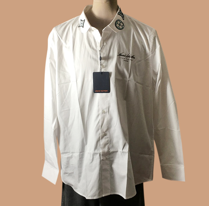 ルイヴィトンメンズ LOGO  シャツ ホワイト