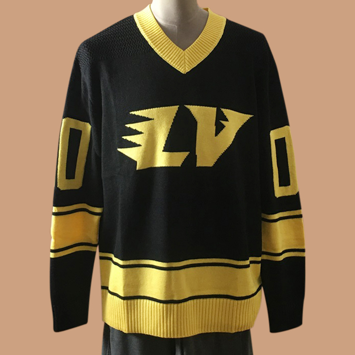 ルイヴィトンメンズ LOGO  カシミア ニット ブラック