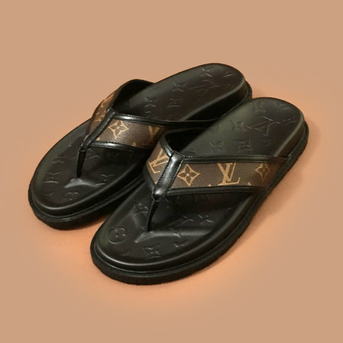 ルイヴィトン メンズ クラシック  スリッパ  ブラウン